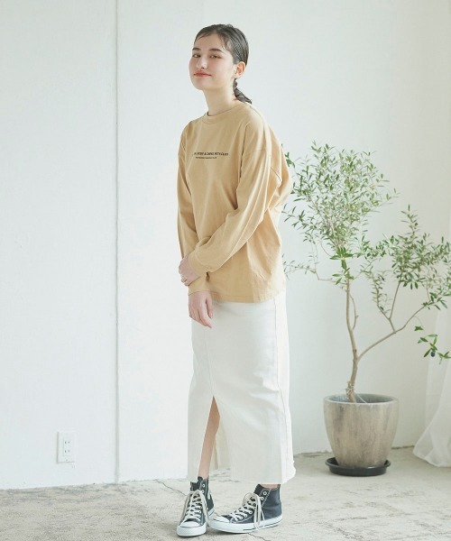 LIPSTAR(リップスター)の「10ozデニムスカート(スカート・レディース・ブルー/オフホワイト・M/S)」の3枚目の写真