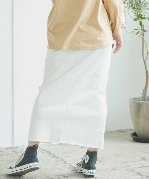 LIPSTAR(リップスター)の「10ozデニムスカート(スカート・レディース・ブルー/オフホワイト・M/S)」の16枚目の写真