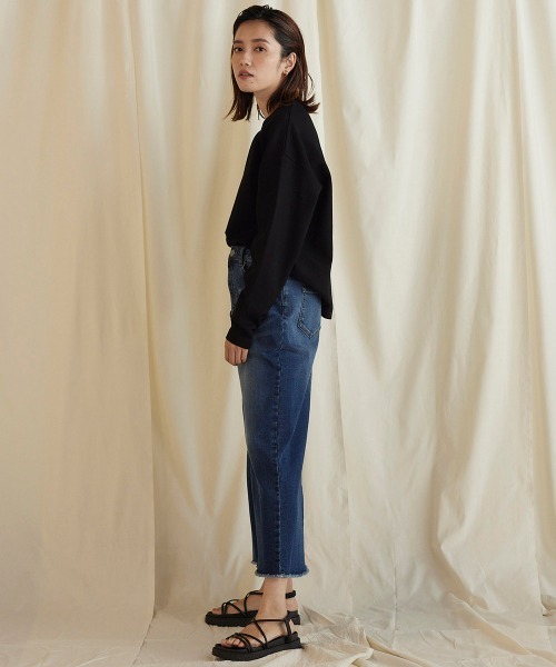 LIPSTAR(リップスター)の「10ozデニムスカート(スカート・レディース・ブルー/オフホワイト・M/S)」の18枚目の写真