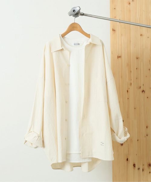 ARMY TWILL（アーミーツイル）の「【ARMY TWILL】relume別注3XL スラブシャツ（シャツ/ブラウス・メンズ・ベージュ/アイボリー/カーキ・XXX-LARGE/LARGE）」の2枚目の写真