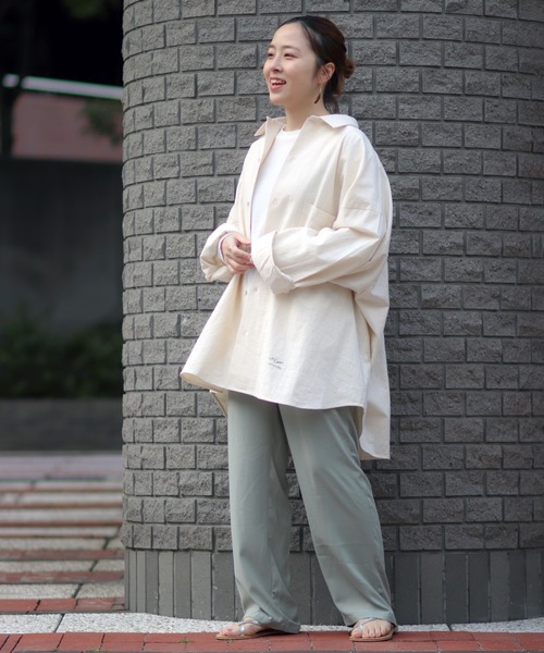 ARMY TWILL（アーミーツイル）の「【ARMY TWILL】relume別注3XL スラブシャツ（シャツ/ブラウス・メンズ・ベージュ/アイボリー/カーキ・XXX-LARGE/LARGE）」の19枚目の写真