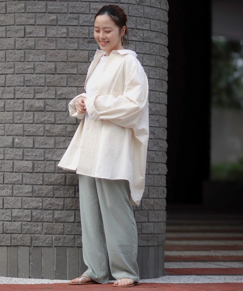 ARMY TWILL（アーミーツイル）の「【ARMY TWILL】relume別注3XL スラブシャツ（シャツ/ブラウス・メンズ・ベージュ/アイボリー/カーキ・XXX-LARGE/LARGE）」の20枚目の写真