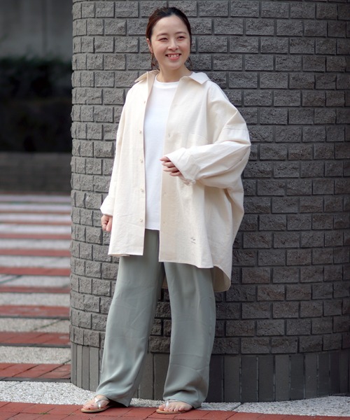 ARMY TWILL（アーミーツイル）の「【ARMY TWILL】relume別注3XL スラブシャツ（シャツ/ブラウス・メンズ・ベージュ/アイボリー/カーキ・XXX-LARGE/LARGE）」の21枚目の写真