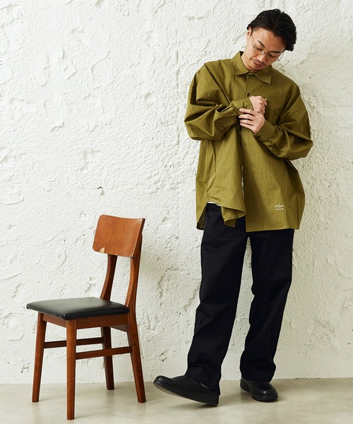 ARMY TWILL（アーミーツイル）の「【ARMY TWILL】relume別注3XL スラブシャツ（シャツ/ブラウス・メンズ・ベージュ/アイボリー/カーキ・XXX-LARGE/LARGE）」の13枚目の写真