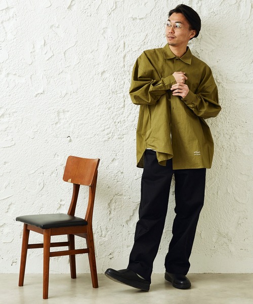 ARMY TWILL（アーミーツイル）の「【ARMY TWILL】relume別注3XL スラブシャツ（シャツ/ブラウス・メンズ・ベージュ/アイボリー/カーキ・XXX-LARGE/LARGE）」の14枚目の写真