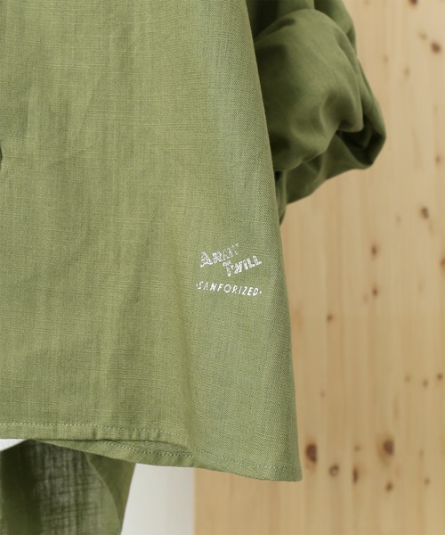 ARMY TWILL（アーミーツイル）の「【ARMY TWILL】relume別注3XL スラブシャツ（シャツ/ブラウス・メンズ・ベージュ/アイボリー/カーキ・XXX-LARGE/LARGE）」の9枚目の写真