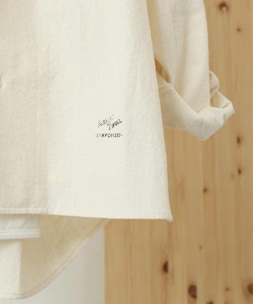 ARMY TWILL（アーミーツイル）の「【ARMY TWILL】relume別注3XL スラブシャツ（シャツ/ブラウス・メンズ・ベージュ/アイボリー/カーキ・XXX-LARGE/LARGE）」の7枚目の写真