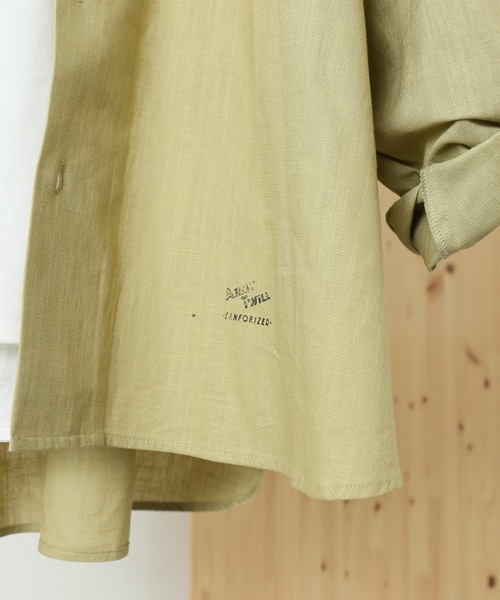 ARMY TWILL（アーミーツイル）の「【ARMY TWILL】relume別注3XL スラブシャツ（シャツ/ブラウス・メンズ・ベージュ/アイボリー/カーキ・XXX-LARGE/LARGE）」の8枚目の写真
