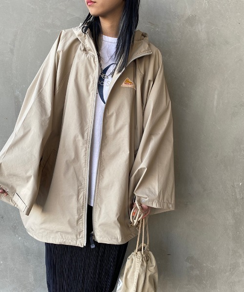 KELTY（ケルティ）の「[KELTY/ケルティ] ランブラーポンチョ（その他アウター・レディース・ベージュ/ネイビー・M）」の9枚目の写真