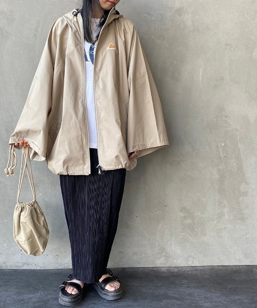 KELTY（ケルティ）の「[KELTY/ケルティ] ランブラーポンチョ（その他アウター・レディース・ベージュ/ネイビー・M）」の7枚目の写真