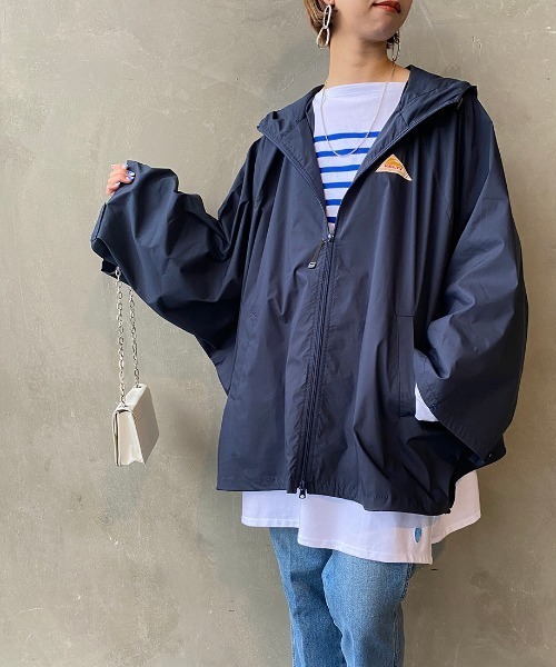 KELTY（ケルティ）の「[KELTY/ケルティ] ランブラーポンチョ（その他アウター・レディース・ベージュ/ネイビー・M）」の3枚目の写真