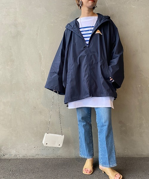 KELTY（ケルティ）の「[KELTY/ケルティ] ランブラーポンチョ（その他アウター・レディース・ベージュ/ネイビー・M）」の11枚目の写真