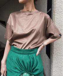 Ameri | LUSTER SMOOTH TEE(Tシャツ/カットソー)