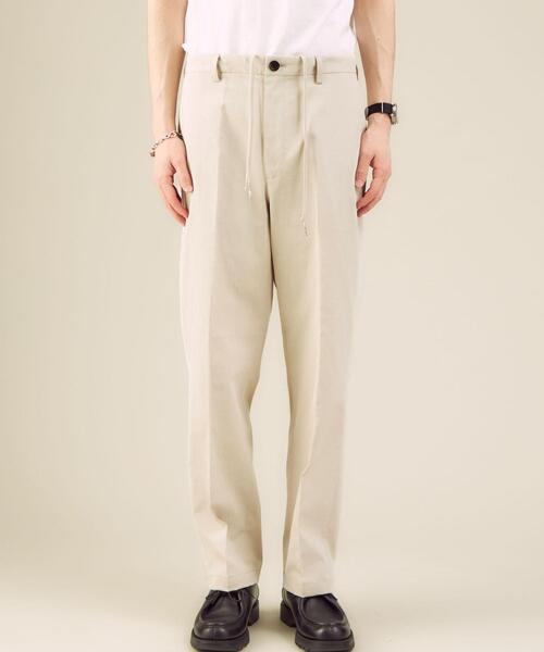 green label relaxing(グリーンレーベルリラクシング)の「< 機能 / 吸水速乾・ストレッチ > CM ドライストレッチ ツイル クリース ストレート パンツ(その他パンツ・メンズ・ナチュラル/モカ/ネイビー・SMALL/MEDIUM/LARGE/X-LARGE)」の4枚目の写真