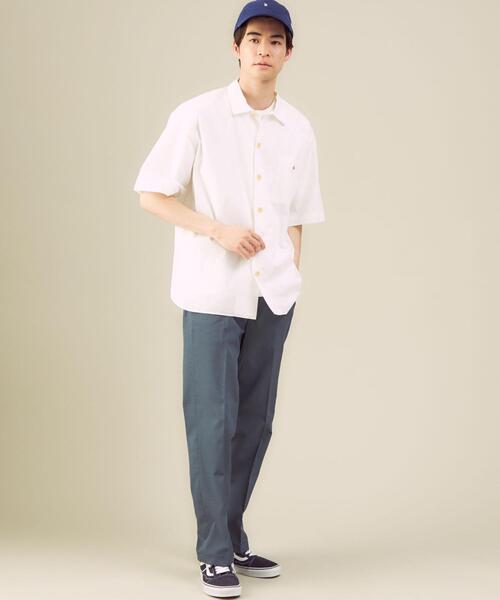 green label relaxing(グリーンレーベルリラクシング)の「< 機能 / 吸水速乾・ストレッチ > CM ドライストレッチ ツイル クリース ストレート パンツ(その他パンツ・メンズ・ナチュラル/モカ/ネイビー・SMALL/MEDIUM/LARGE/X-LARGE)」の9枚目の写真