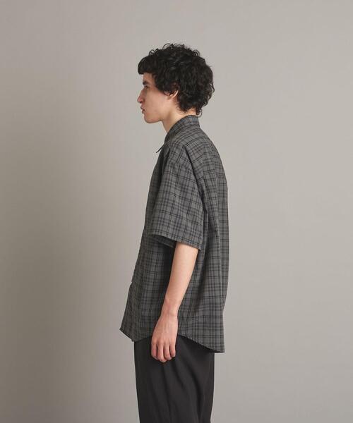 Steven Alan（スティーブンアラン）の「＜Steven Alan＞ RETRO/CHECK REGULAR COLLAR SHORT SLEEVE SHIRT-LOOSE/シャツ（シャツ/ブラウス・メンズ・ロイヤルブルー/グレー・XL/M/S/L）」の17枚目の写真