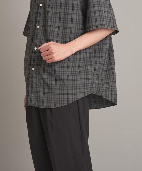 Steven Alan（スティーブンアラン）の「＜Steven Alan＞ RETRO/CHECK REGULAR COLLAR SHORT SLEEVE SHIRT-LOOSE/シャツ（シャツ/ブラウス・メンズ・ロイヤルブルー/グレー・XL/M/S/L）」の21枚目の写真