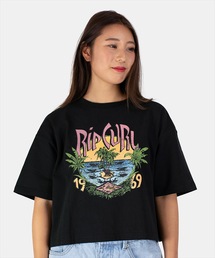 【RIP CURL リップカール】レディースロゴプリント半袖Tシャツ