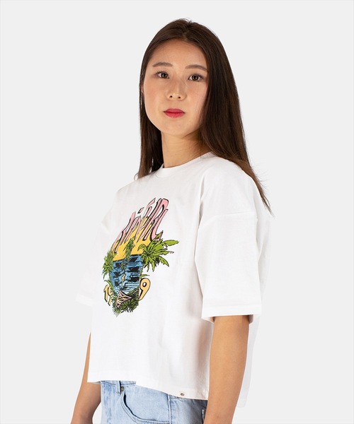 rip curl(リップカール)の「【RIP CURL リップカール】レディースロゴプリント半袖Tシャツ(Tシャツ/カットソー・レディース・ブラック/ホワイト・MEDIUM/LARGE)」の3枚目の写真