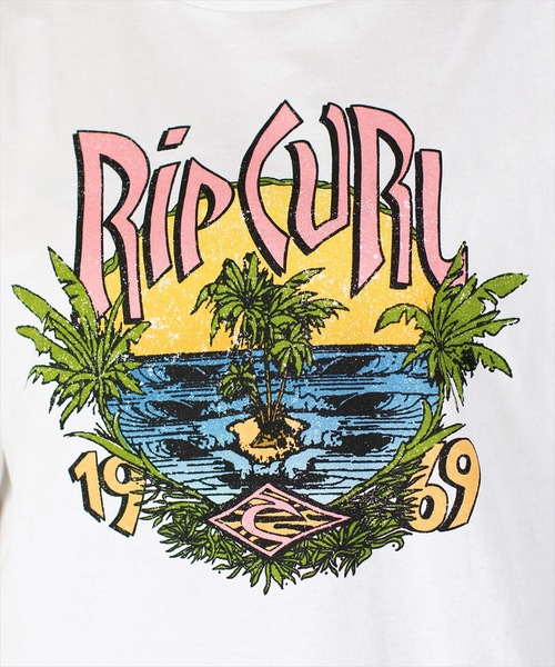 rip curl(リップカール)の「【RIP CURL リップカール】レディースロゴプリント半袖Tシャツ(Tシャツ/カットソー・レディース・ブラック/ホワイト・MEDIUM/LARGE)」の6枚目の写真