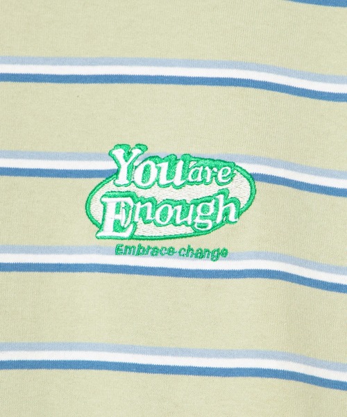 WEGO（ウィゴー）の「WEGO/グラフィックリンガーTシャツ（Tシャツ/カットソー・レディース・グリーン系その他5/レッド/ブラック/ブラック系その他5/イエロー/その他1/サックスブルー/その他2/オレンジ/ネイビー/ダークグリーン/その他3/アイボリー/その他4/オートミール・MEDIUM/SMALL）」の18枚目の写真