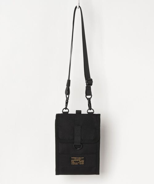 AVIREX（アヴィレックス）の「【バッグ】ダンテⅢ ネックポーチ/DANTEⅢ NECK POUCH/アヴィレックス/AVIREX（ショルダーバッグ・レディース・ブラック/オリーブ/イエロー・FREE）」の2枚目の写真