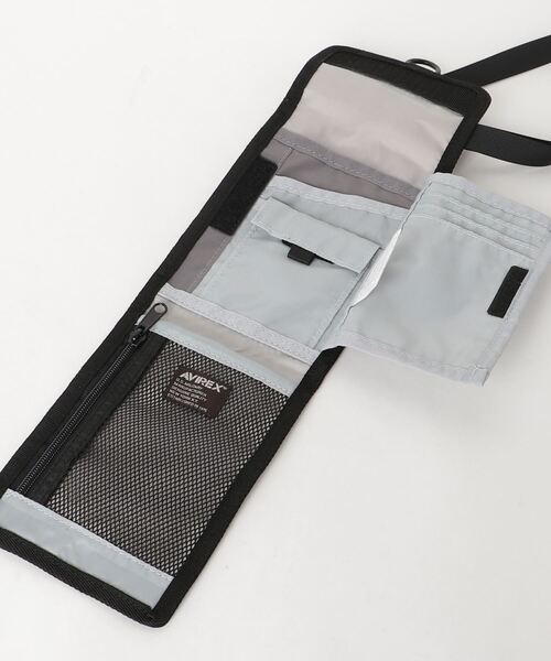 AVIREX（アヴィレックス）の「【バッグ】ダンテⅢ ネックポーチ/DANTEⅢ NECK POUCH/アヴィレックス/AVIREX（ショルダーバッグ・レディース・ブラック/オリーブ/イエロー・FREE）」の6枚目の写真