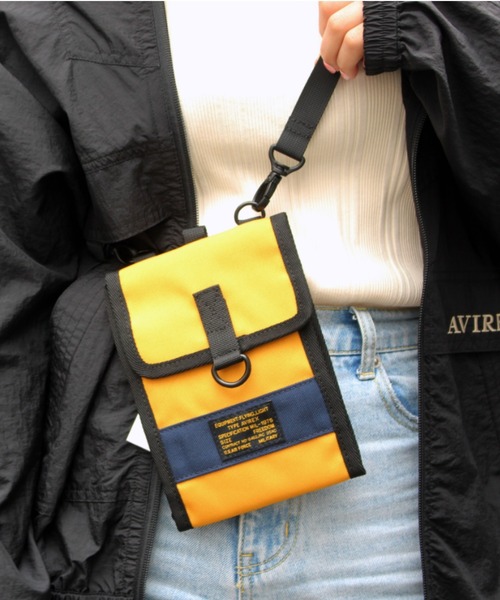 AVIREX（アヴィレックス）の「【バッグ】ダンテⅢ ネックポーチ/DANTEⅢ NECK POUCH/アヴィレックス/AVIREX（ショルダーバッグ・レディース・ブラック/オリーブ/イエロー・FREE）」の8枚目の写真