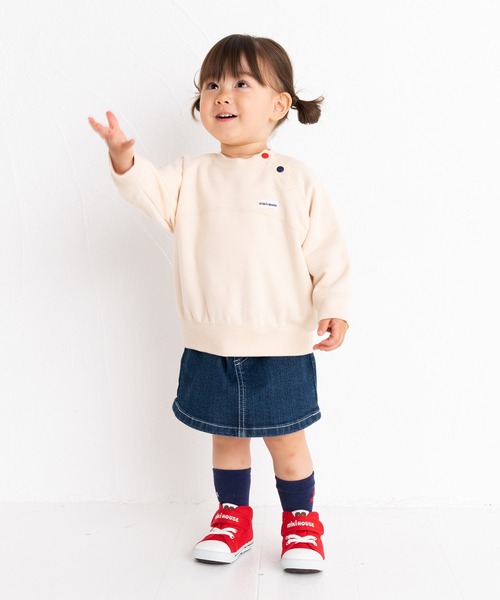 MIKI HOUSE（ミキハウス）の「mロゴセカンドベビーシューズ（スニーカー・キッズ・レッド/インディゴブルー/マルチ/ホワイト・15cm/14cm/14.5cm/15.5cm/13.5）」の8枚目の写真