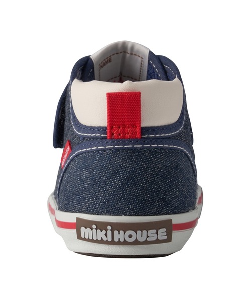 MIKI HOUSE（ミキハウス）の「mロゴセカンドベビーシューズ（スニーカー・キッズ・レッド/インディゴブルー/マルチ/ホワイト・15cm/14cm/14.5cm/15.5cm/13.5）」の15枚目の写真