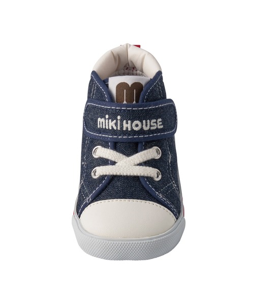 MIKI HOUSE（ミキハウス）の「mロゴセカンドベビーシューズ（スニーカー・キッズ・レッド/インディゴブルー/マルチ/ホワイト・15cm/14cm/14.5cm/15.5cm/13.5）」の19枚目の写真