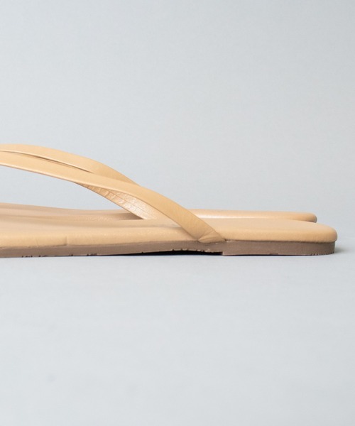 TKEES（ティキーズ）の「【 TKEES / ティキーズ 】 FOUNDATIONS SHIMMER レザービーチサンダル（サンダル・レディース・ベージュ/ダークブラウン/ブラウン・6/7/5/8）」の8枚目の写真