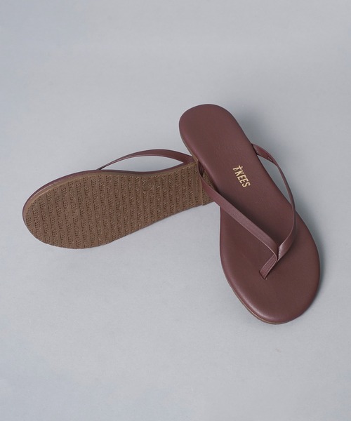 TKEES（ティキーズ）の「【 TKEES / ティキーズ 】 FOUNDATIONS SHIMMER レザービーチサンダル（サンダル・レディース・ベージュ/ダークブラウン/ブラウン・6/7/5/8）」の18枚目の写真