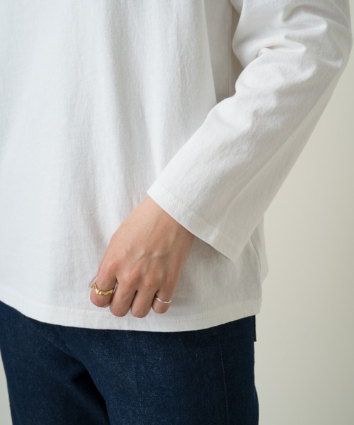 Kastane(カスタネ)の「パフ7分袖プルオーバー(Tシャツ/カットソー・レディース・グリーン/ピンク/オフホワイト・FREE)」の17枚目の写真