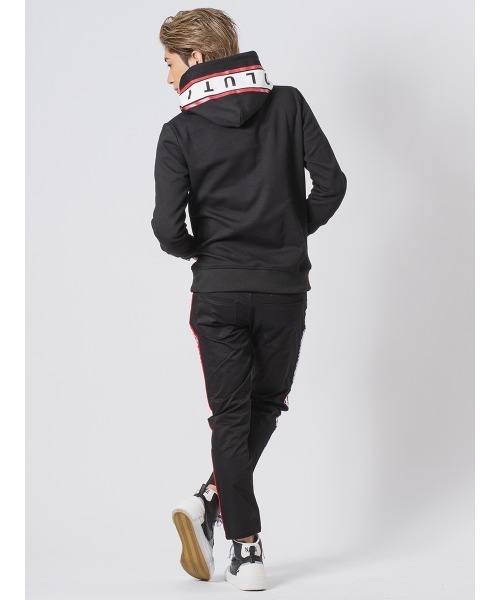 EVOLUTION（エボリューション）の「トリコロールラインストレッチパンツ（チノパンツ・メンズ・オフホワイト/ブラック・MEDIUM/LARGE/X-LARGE）」の10枚目の写真