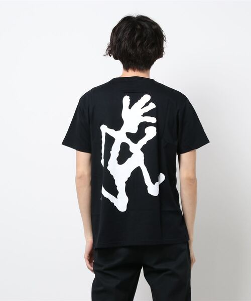 Gramicci（グラミチ）の「GRAMICCI/グラミチ　 BIG RUNINGMAN TEE（Tシャツ/カットソー・メンズ・ホワイト/ブラック/サックスブルー・MEDIUM/LARGE）」の4枚目の写真