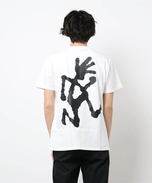 Gramicci（グラミチ）の「GRAMICCI/グラミチ　 BIG RUNINGMAN TEE（Tシャツ/カットソー・メンズ・ホワイト/ブラック/サックスブルー・MEDIUM/LARGE）」の5枚目の写真