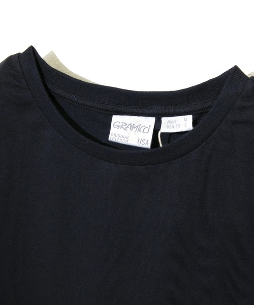 Gramicci（グラミチ）の「GRAMICCI/グラミチ　 BIG RUNINGMAN TEE（Tシャツ/カットソー・メンズ・ホワイト/ブラック/サックスブルー・MEDIUM/LARGE）」の11枚目の写真