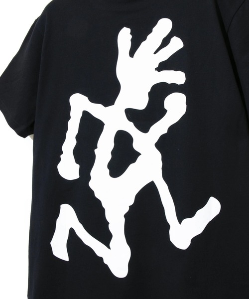 Gramicci（グラミチ）の「GRAMICCI/グラミチ　 BIG RUNINGMAN TEE（Tシャツ/カットソー・メンズ・ホワイト/ブラック/サックスブルー・MEDIUM/LARGE）」の13枚目の写真