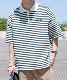 PairPair | ハーフジップボーダーT(ユニセックス)(Tシャツ/カットソー)