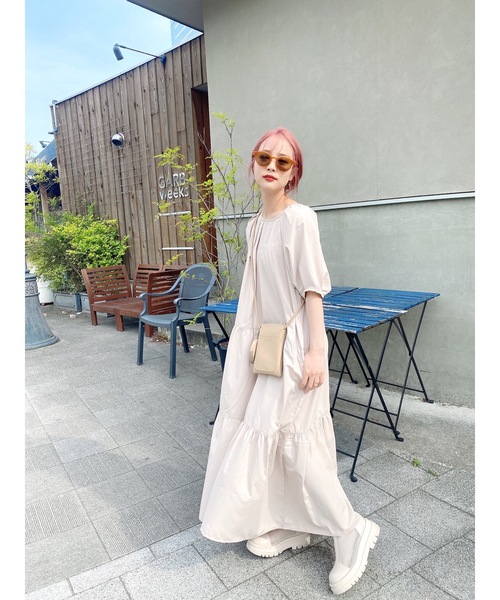 JUMELLE（ジュメロ）の「スマホミニポシェット（ショルダーバッグ・レディース・ブラック/ベージュ/ブルー・FREE）」の7枚目の写真