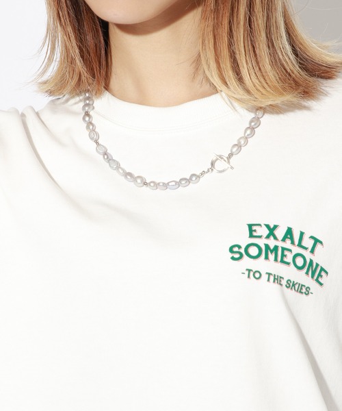 PBLIM（ページボーイリム）の「【PAGEBOYLIM】タンスイパールネックレス（ネックレス・レディース・ホワイト/シルバー・FREE）」の2枚目の写真