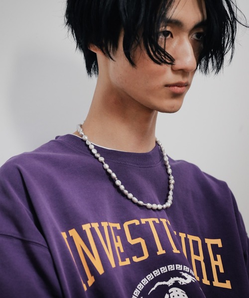 PBLIM（ページボーイリム）の「【PAGEBOYLIM】タンスイパールネックレス（ネックレス・レディース・ホワイト/シルバー・FREE）」の4枚目の写真