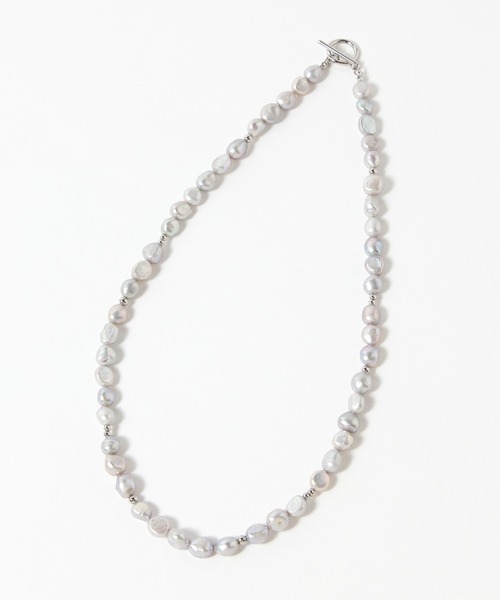 PBLIM（ページボーイリム）の「【PAGEBOYLIM】タンスイパールネックレス（ネックレス・レディース・ホワイト/シルバー・FREE）」の5枚目の写真