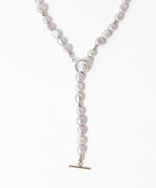 PBLIM（ページボーイリム）の「【PAGEBOYLIM】タンスイパールネックレス（ネックレス・レディース・ホワイト/シルバー・FREE）」の8枚目の写真