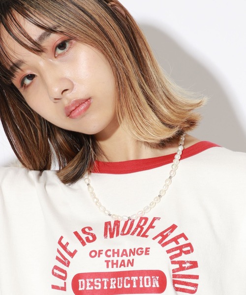 PBLIM（ページボーイリム）の「【PAGEBOYLIM】タンスイパールネックレス（ネックレス・レディース・ホワイト/シルバー・FREE）」の13枚目の写真