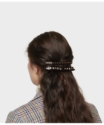 J&M Davidson（ジェイアンドエムデヴィッドソン）の「クリスタル ボウ バレッタ（バレッタ/ヘアクリップ）」