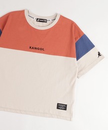 KANGOL（カンゴール）の「【KANGOL/カンゴール】ブランドロゴ 切り替え キッズ半袖Tシャツ 【140ｃｍ-160ｃｍ】（Tシャツ/カットソー・キッズ）」