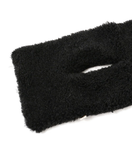 Ray BEAMS（レイビームス）の「CONTROL FREAK × Ray BEAMS / 別注 2way ティペット（マフラー・レディース・ブラック/ベージュ・ONE SIZE）」の7枚目の写真