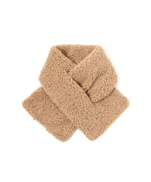 Ray BEAMS（レイビームス）の「CONTROL FREAK × Ray BEAMS / 別注 2way ティペット（マフラー・レディース・ブラック/ベージュ・ONE SIZE）」の8枚目の写真